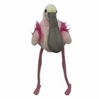 Hansa 5992 Spoon Bill Pink Bird 15    Plush Stuffed Animal Toy Realistic