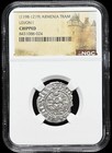 Armenia 1198-1219 Ad Levon I Silver Tram  Knights Templar Crusaders Coin  Ngc