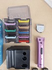 Wahl Arco Purple Cordless Clipper Kit 8786-1001   Stainless Steel Comb Guards