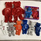 Salvino s Bamm Beanos Nba Plush Bear Lot W  Box 1998 Vintage Jordan Ryan