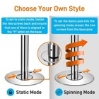 Serenelife Professional Portable   Removable Stripper Fitness Dancing Pole 