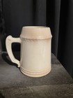 Vintage W c  Bunting Pottery United States Naval Academy Mug  Stein Cream Gold