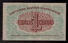 Lithuania 1 Centas 1922 Pic 7  Crisp Gem Unc  very Rare 