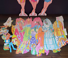 Vintage Barbie Paper Doll  Whitman 1969 1971  Very Good Rare Paper Dolls-77 Pcs