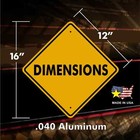 Deer Crossing Sign - Aluminum Highway Style Plaque - Hunting Cabin Decor - Road