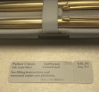 Parker Classic Set 10k Gold Ballpoint Pen   0 5mm Pencil In Original Case