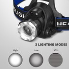 Led Headlamp Usb Rechargeable Headlight Head Torch  Outdoor Waterproof 25000lm
