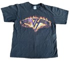 Vintage Van Halen Van Halen Black Fire Flames T Shirt Anvil Men   s M Y2k