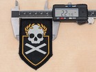 Task Force Doomer Skull With Golden Laurel Over X Patch