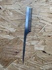 Vtg Hy Style Aluminum 8  Rat Tail Styling Comb Handmade Made In Sweden