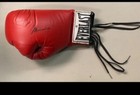 Muhammad Ali Cassius Clay Signed Boxing Glove Auto Everlast - Psa Dna Letter Loa