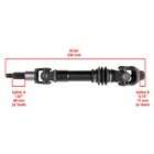 Caltric Rear Left   Right Cv Joint Axle For Polaris Sportsman 500 1996-1998