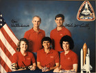 Sts-34 Prime Crew Hand Signed Autographed Photo Astronaut Office Version