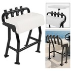 29in Universal Black Boat T Top Leaning Post Seat S Size Long Cushion Aluminium