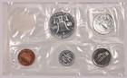 1963 Proof Set  5 Coins  Gem Proof  Original Packaging  Deep Cameo Obverse Half 
