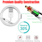 Lot Phone Cable Data Sync Cord For Iphone 12 11 Xs Max X Xr 8 6 Se Ipad Charger