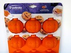 Trudeau Silicone 9 Cavity 2-1 2  Jack-o-lantern Pumpkin Cake Treat Baking Mold
