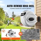 Retractable Hose Reel Water Hose Reel 130 x1 2  180   Swivel Wall-mounted