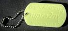 Bright Af Glow      Dog Tag 2   x1 125     Aqua  Rechargeable Safety Grade Glow