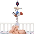 Lambs   Ivy Baby Sports Musical Baby Crib Mobile Soother Toy - Gray