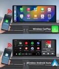1080p Car Dvr Camera Backup Cam Wireless Carplay Android Night Vision G-sensor