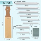 Jeimier 20pcs Blending Stumps For Drawing  Tortillions Sticks For    