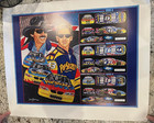 Autographed Sam Bass 2000 Limited Edition Nascar Petty andretti Nascar Print