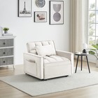 3 In 1 Convertible Sofa Bed Multi-functional Folding Recliner Sleeper Sofa Chair