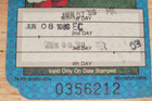 Walt Disney World Passport 4 Day Ticket 1 Day Unused Pass 1989
