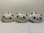 Vtg Holt Howard Cozy Kitten Spice Holders Mcm Set Of 3 Paprika cinnamon nutmeg