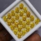 Natural Yellow Sapphire 8 Pcs 7x5 Mm Oval Cut Certifeid Loose Gemstone Lot