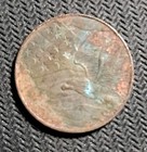  may Good Luck Always Accompany The Bearer  Lucky Vintage Coin Token 