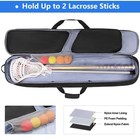 Dsleaf Lacrosse Stick Bag Holds Up To 2 Sticks  Padded Lacrosse Equipment Bag   