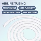 Aquarium Airline Tubing Fish Tank  10 Feet Silicone Clear Air Tube - Standard   