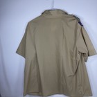 Bsa Official Tan Ladies Blouse Short Sleeve Size 42-44 W  Patches Cr-185