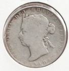 1898 Canadian 50 Cents - Queen Victoria - Sterling Silver Coin