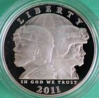 2011-p United States Army Proof  1 Commemorative Silver Dollar Coin Box And Coa