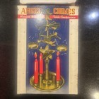 Vintage Musical Angel Chimes Brass Candle Holders Set 3 