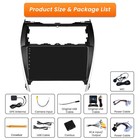 For Toyota Camry 2012-2014 Radio Carplay Backup Cam Android 15 Bt Wifi W camera