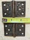 Antique Interior Ornate Cast Iron Shutter Hinges Set Of 2 Architectural Salvage