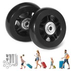 2 Set Luggage Suitcase Replacement Wheels Od  54mm 64mm 70mm 80mm