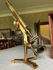 Large Antique Lister-limb Brass Microscope By John Benjamin Dancer C1855  Cased