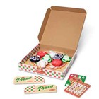 Melissa   Doug Wooden Double-sided Pizza Topping Toss Games 14-piece  New Sealed