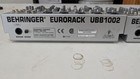  1  Behringer Eurorack Ubb1002 Audio Mixer Boards Mic line 2 Bus 10 Input Great 