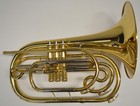Demo Adams Mf1 Marching French Horn  Key Of Bb - Case And Mouthpiece