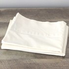 Vintage Ralph Lauren Standard Pillowcases Pair Cream Usa Blue Label