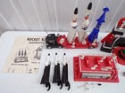 Vintage Rocket Base Usa Deluxe Toy Co Space Toy Set Complete Rare Boxed