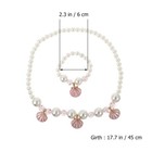Simulated Necklace And Bracelet Jewelry Set For Toddler Girls