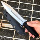 S-tec 12  Tactical Full Tang Combat Military Fixed Blade Hunting Knife W  Sheath