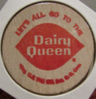 Vintage Dairy Queen Ladysmith  Wi Wooden Nickel - Token Wisconsin Wisc 